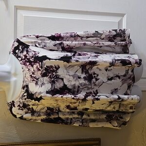 Calvin Klein Floral Bell Sleeve Blouse